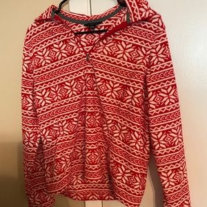 pattern quarter zip